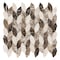 Andova Tiles SAMPLE Channing Elongated Hex 1 x 25 Marble Honeycomb Mosaic Wall  Floor Tile SAM-ANDCHA134 - alternate 5
